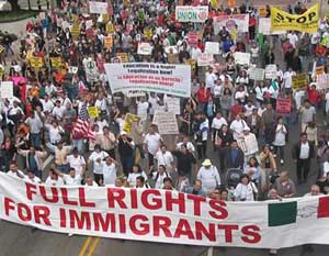 immigrant rights march