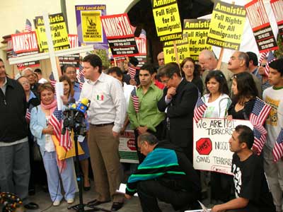Immigrant Rights press conference