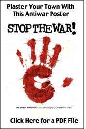 Stop the War poster