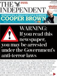 Warning. The Independent UK