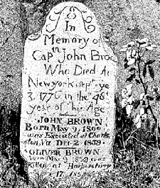 John Browâ€™s gravestone