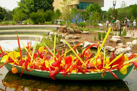 US Botanic Garden. Chihuly blown glass