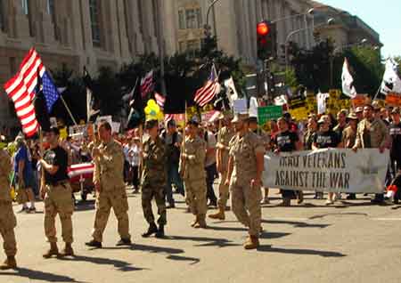 Iraq Veterans Against the War. March on DC. Sept 15 2007