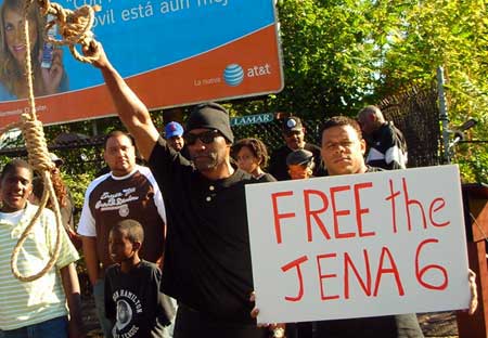 Hartford CT Jena 6 march. Minister Cornell Lewis