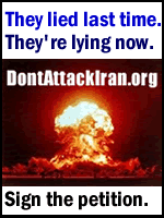 Donâ€™t attack Iran