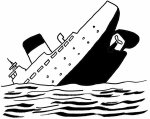 sinking ship