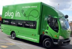 Smile electric delivery truck