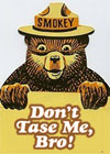 Donâ€™t tase me, ranger