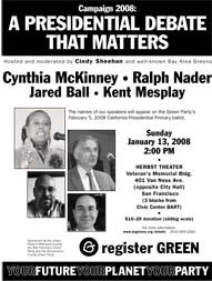 Green Party presidential primary debate