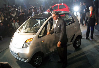 Tata Nano. (NY Times)