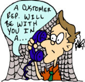 customer rep will be with you …