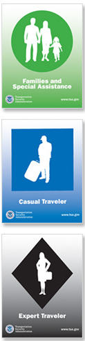 TSA self-select lanes