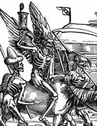 winged skeleton