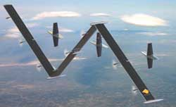 Unmanned solar-powered surveillance aircraft