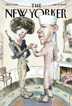 new yorker Obama cover