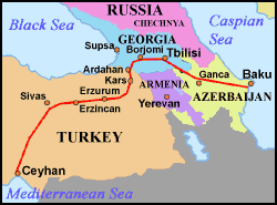 baku ceyhan pipeline. Asia Times.