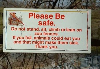 please be safe