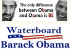 Sacramento Republican Party website. Waterboard Obama