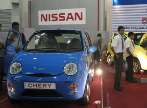 chinese solar powered car