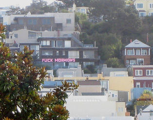 noe valley mormon sign