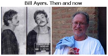 Bill Ayers. Then and now