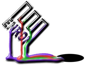 enron logo melted