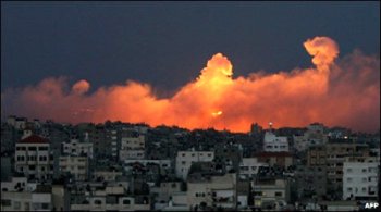 bbc gaza fire