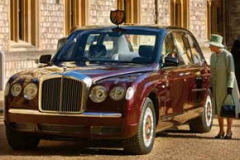 Queen's biofuel Bentley