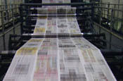 newspaper printing press