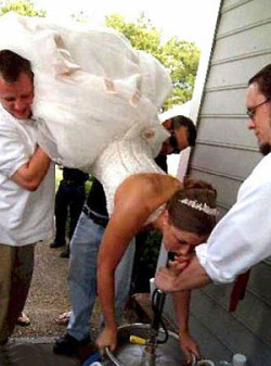Redneck wedding reception