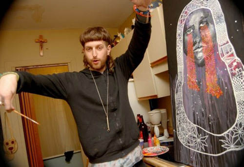 "The woman weeping tears of blood? Oh, that’s a portrait of my mom the last time she saw me."