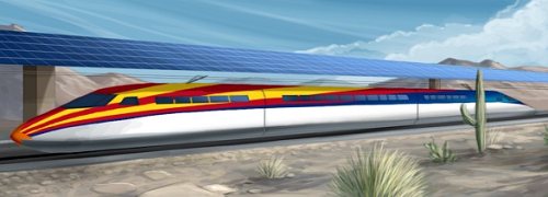 solar powered high speed rail