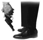 shoot self in foot