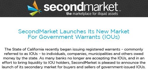 second market second market