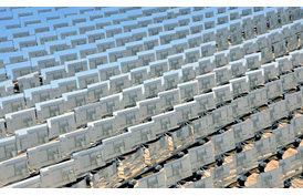 solar thermal panels Photo. eSolar