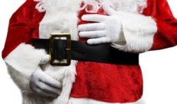 santa-claus-fat-tummy Rumor has it the Fat Police have ordered Santa Claus to lose the flab or face furlough