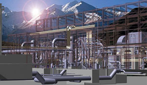 Shoshone geothermal plant