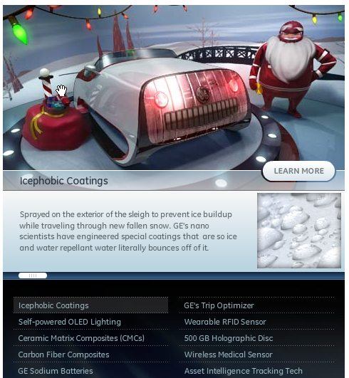 santa sleigh updated by GE