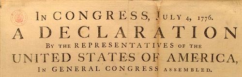 Declaration of independence