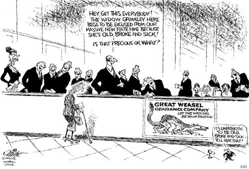 Oliphant cartoon