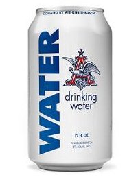 Drinking Water from Budweiser